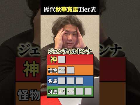 歴代秋華賞馬Tier表shorts 競馬 tierlist ランキング 秋華賞