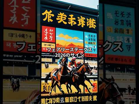 フェアリーステークス2026のサイン② 競馬 競馬予想