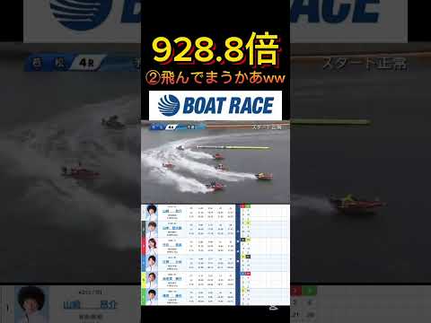 【若松競艇】2026年1月19日の最高配当レース！！②飛んでまうかあwww ボートレース 競艇 shorts shor…