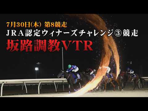 【坂路調教動画】7/30 第8Rウィナーズチャレンジ３競走【門別競馬】