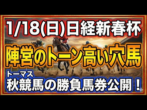 【競馬】1月18日(日)日経新春杯。陣営のトーンが高い穴馬はこれだ！！トーマスの秋競馬、有馬記念もダイジェストで報告い… サムネイル
