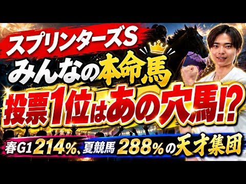 【スプリンターズステークス2026】視聴者が選ぶ買いたい馬ランキング！スターアニスやフリッカージャブがまさかの！？