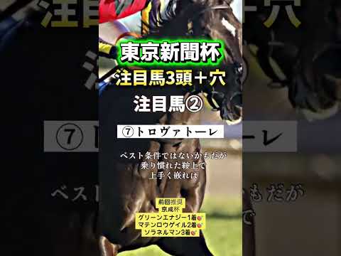 東京新聞杯 競馬 shorts サムネイル
