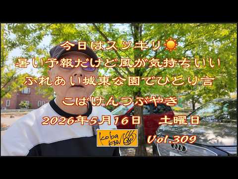 2026年5月16日　土曜日 こばけんつぶやき サムネイル