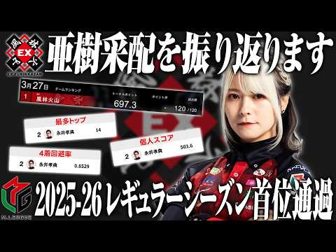 【首位通過】EX風林火山レギュラーシーズン振り返りとセミファイナルへの意気込みを語ってみた！【亜樹采配】 サムネイル