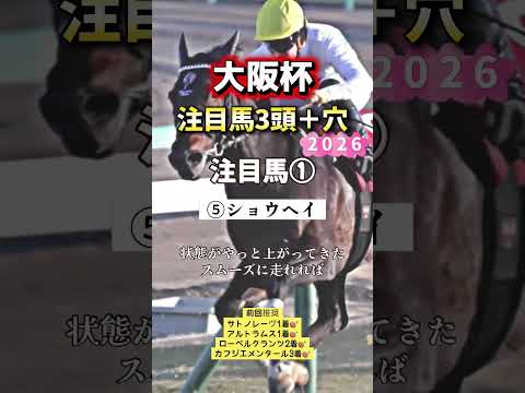 大阪杯 競馬 shorts サムネイル