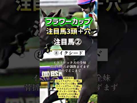 フラワーカップ 競馬 shorts サムネイル