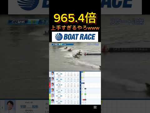 【常滑競艇】2025年12月30日の最高配当レース！！あまりにも上手すぎるやろwwww ボートレース 競艇 short… サムネイル