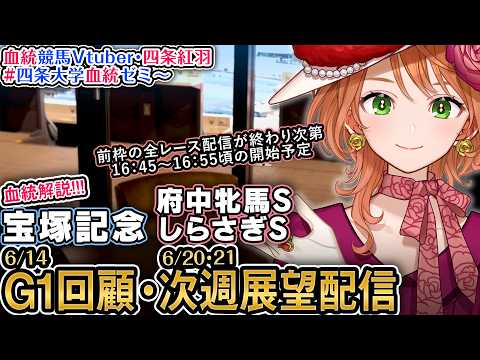 G1回顧『宝塚記念』次週重賞展望『府中牝馬S,しらさぎS』新馬戦回顧も 2026 四条大学血統ゼミ【血統競馬予想Vtu… サムネイル