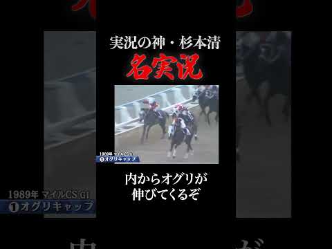 競馬 マイルチャンピオンシップ  オグリキャップ 杉本清
