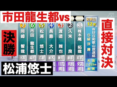 和歌山競輪 S級決勝 直接対決 市田龍生都vs 松浦悠士  ＷＢＳ和歌山放送杯 サムネイル