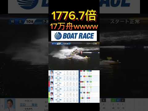 【桐生競艇】2026年4月4日の最高配当レース！！17万舟www ボートレース 競艇 short shorts sho… サムネイル