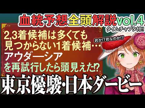 東京優駿 日本ダービー 2026 思考の過程が見える動画！アウダーシア牝系の成長力の鍵とは 全馬血統解説vol.4 四…