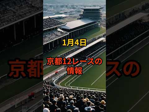 メンバー限定！1月4日の京都12R推奨馬 サムネイル