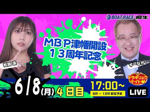 6月8日 | ドラキリュウナイト | ボートレース桐生  | で生配信！ サムネイル