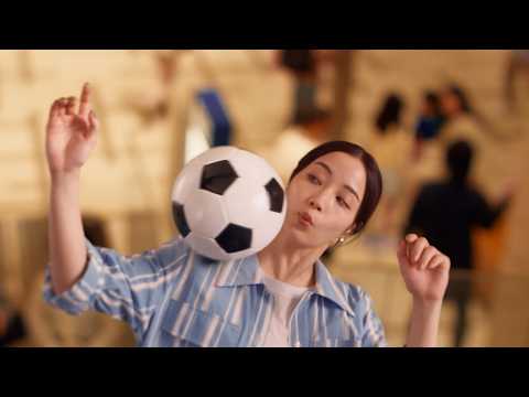 広瀬すず、超絶美技のリフティング披露！サッカーブラジル戦の現地観戦も明かす「喉が潰れるかと思いました」　三井不動産「三… サムネイル