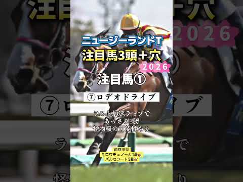 ニュージーランドトロフィー 競馬 shorts サムネイル