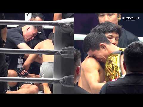 【ONE】若松佑弥、失神TKO負けで“王座陥落”に会場どよめき　ホルミルザエフ勝利の号泣　『ONE SAMURAI 1… サムネイル