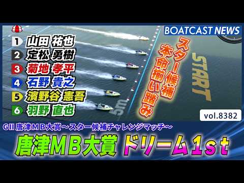 唐津MB大賞 スター候補は誰だ⁉  ドリーム1st│BOATCAST NEWS 2026年3月17日│ サムネイル