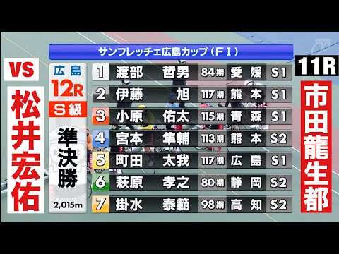 広島競輪 S級準決勝 11R 市田龍生都 vs松井宏佑🔥  サンフレッチェ広島カップ サムネイル