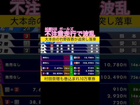 不注意走行で10万車券の大波乱 keirin 競輪 2026.5.9