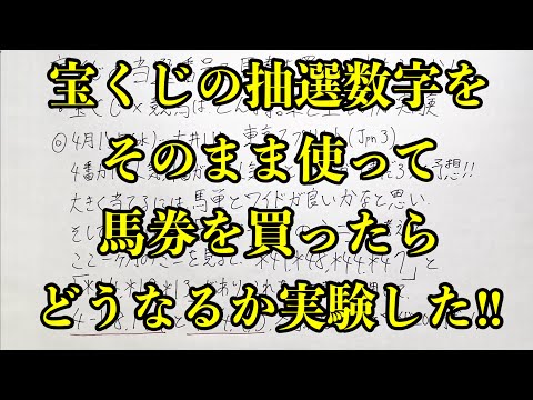 【実験】宝くじ×競馬ってプラス収支になるのか！？ サムネイル