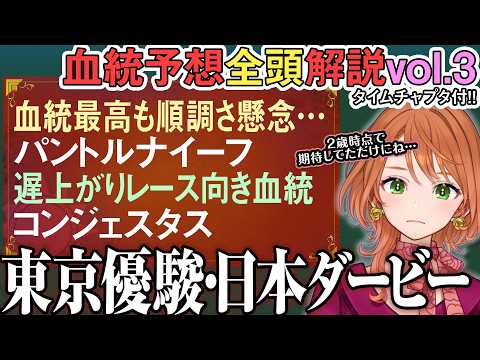 東京優駿 日本ダービー 2026 青葉賞と京都新聞杯の明確な違い…でもコンジェスタスの不安 全馬血統解説vol.3 四… サムネイル
