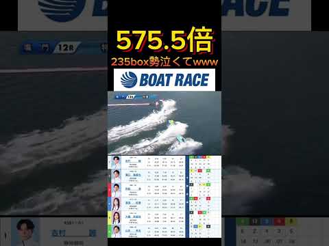 【鳴門競艇】2026年2月13日の最高配当レース！！235box泣くでこれwww ボートレース 競艇 shorts s… サムネイル
