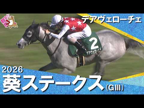 2026年葵ステークス (ＧⅢ)  デアヴェローチェ　実況：服部優陽【カンテレ公式】 サムネイル
