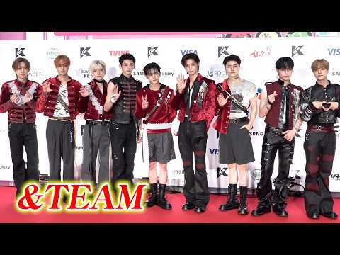 【KCON】&TEAM、情熱的な赤基調の“騎士”コーデでレカペ登場！ファンに大接近のアーティストステージも『KCON… サムネイル